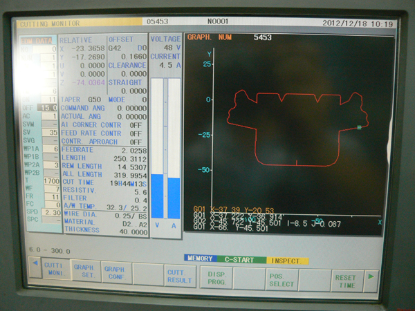 Wirecut machine 9